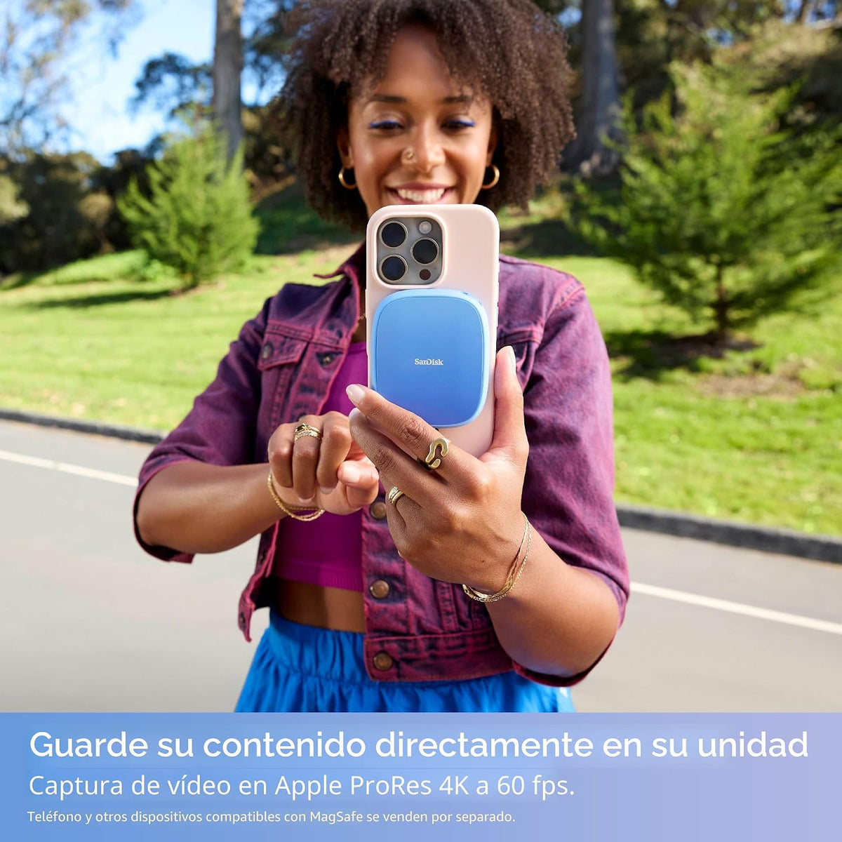 SanDisk 1TB Creator Phone SSD - Hasta 1,000 MB\/s - Compatible con...