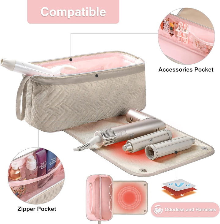 Leudes Bolsa de viaje para mujer, resistente al calor, para artícul...