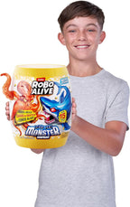 Robo Alive Monstruo del Mar Profundo Sorpresa (Pulpo) por ZURU, Desembalaje Sorpresa y Juguete Animal Electrónico para Niños