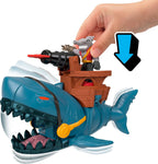 Fisher-Price Imaginext - Juego de tiburón pirata contra cocodrilo