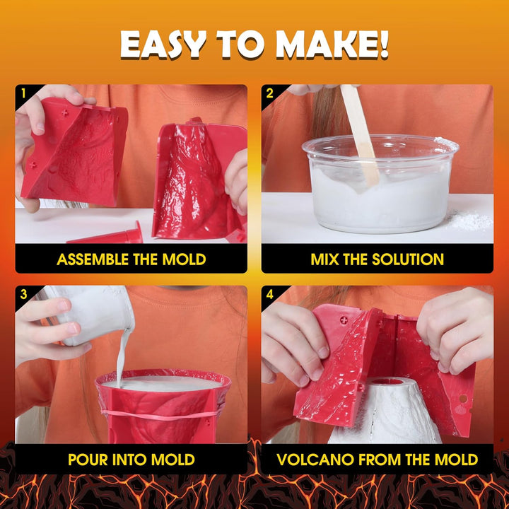 Piano Potato Kit de ciencia de volcán para niños - Kit de