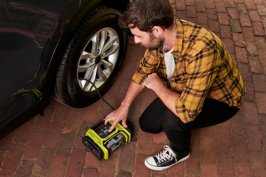 RYOBI 18V ONE+Batería Multicompresor R18MI-0 Digital Max Presión 10...
