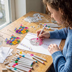 Humyoun Kit de manualidades de atrapasoles de 36 piezas, pintura teñida de