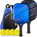 PRO-SPIN BOOST Paletas de Pickleball (Set de 2 o 4) con Pelotas para Todas las Superficies y Bolsa