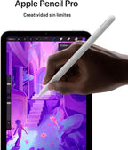 Apple iPad mini (A17 Pro): Apple Intelligence, pantalla de retina líquida de 8.3 pulgadas, 128 GB, Wi-Fi 6E, cámara frontal de 12 MP/trasera de 12 MP, Touch ID, duración de la batería durante todo el día, color azul