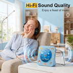 Gueray Reproductor de CD Reproductores de CD portátiles Bluetooth de