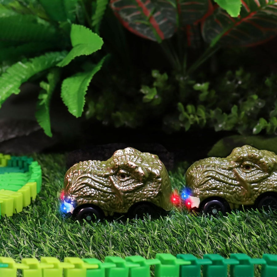 BEMITON Paquete de 2 autos de dinosaurio de juguete \u2013 Regalos...