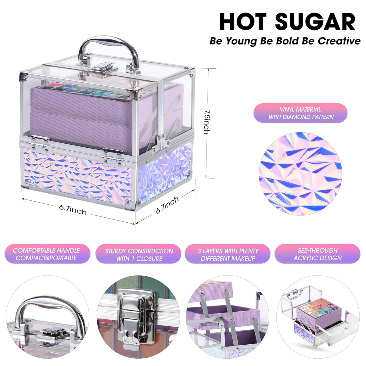 Kit de maquillaje para adolescentes Hot Sugar para niñas de 13 a 15...