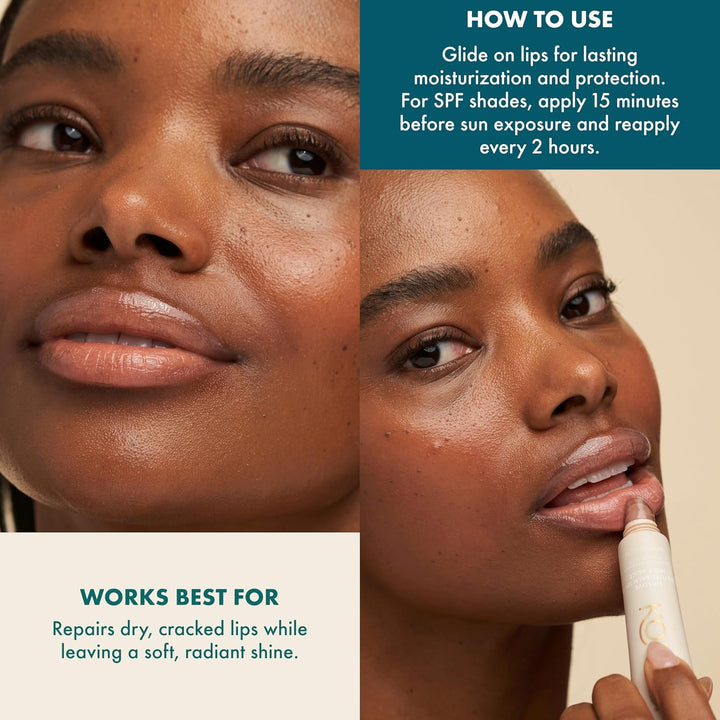 Kopari Lip Love - Bálsamo hidratante en beige nude SPF 30, protecto...