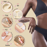 GIRLEARLE Kit de depilación digital blanca para mujeres y hombres,...