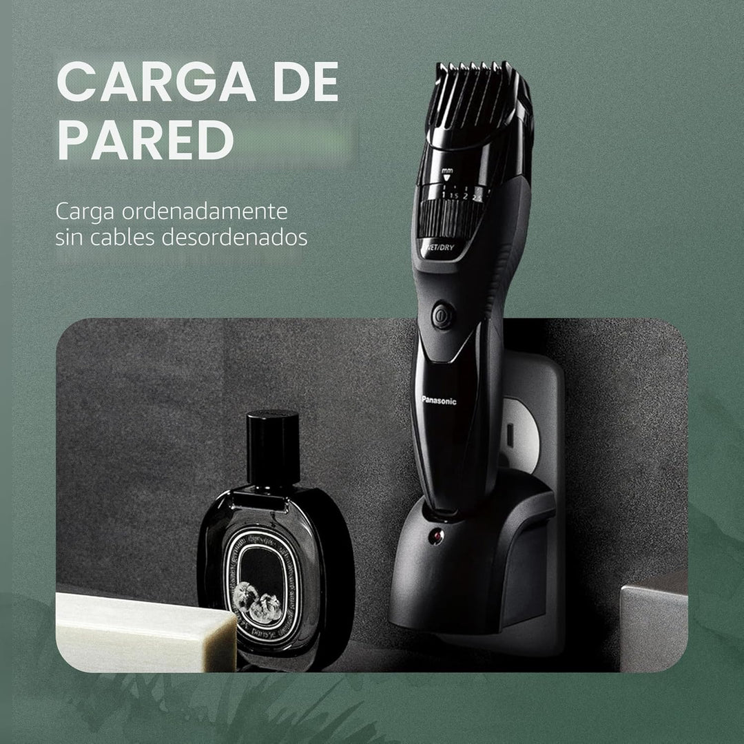 Panasonic depiladora inalámbrica para barba para hombres con dial d...