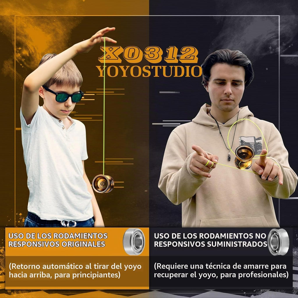 YOYOSTUDIO X0312 Yoyo Professional Responsive Yoyo para Kids 8-12 & Adults
