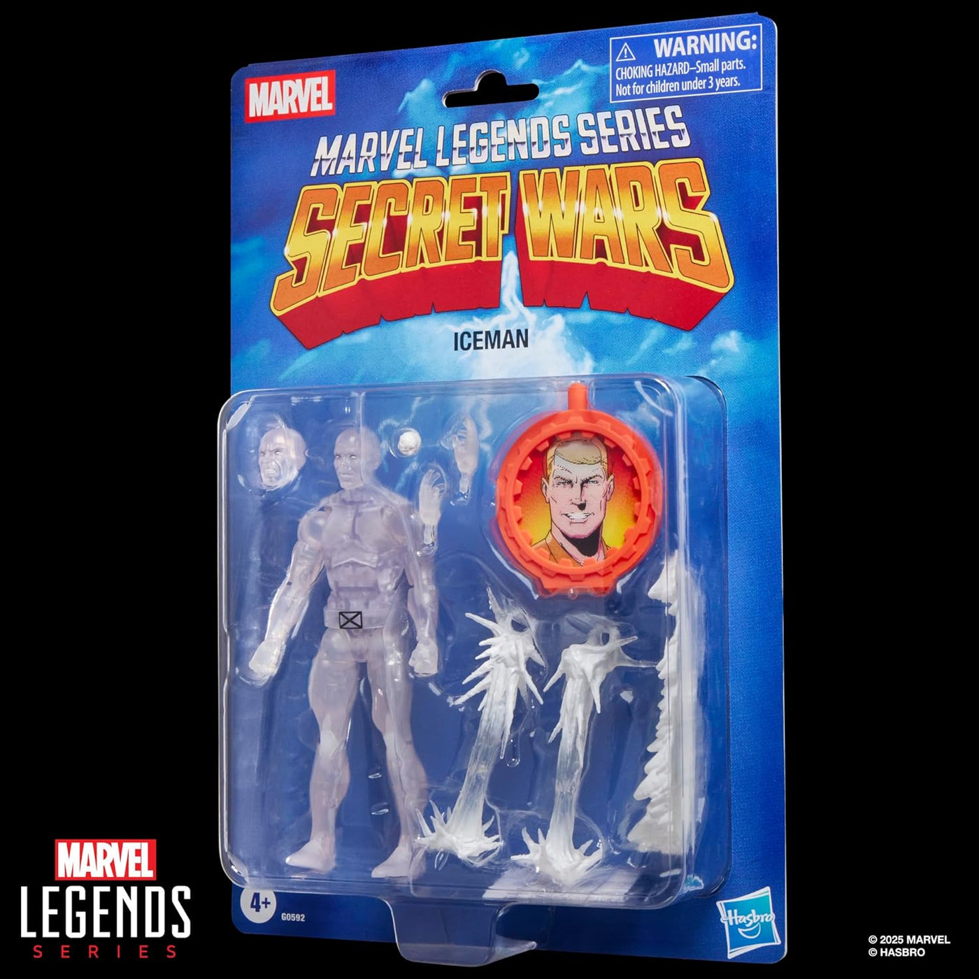 Serie Marvel Legends Secret Wars Hombre de Hielo Figura de