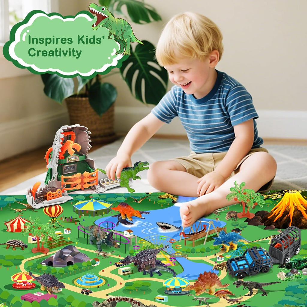 Juguetes de dinosaurio para niños de 3 a 5 años 12 figuras