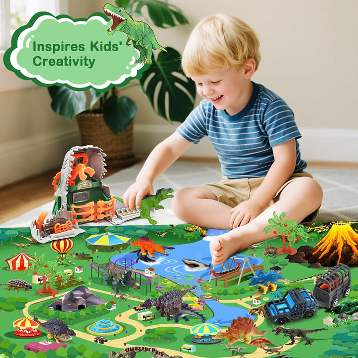 Juguetes de dinosaurio para niños de 3 a 5 años 12 figuras