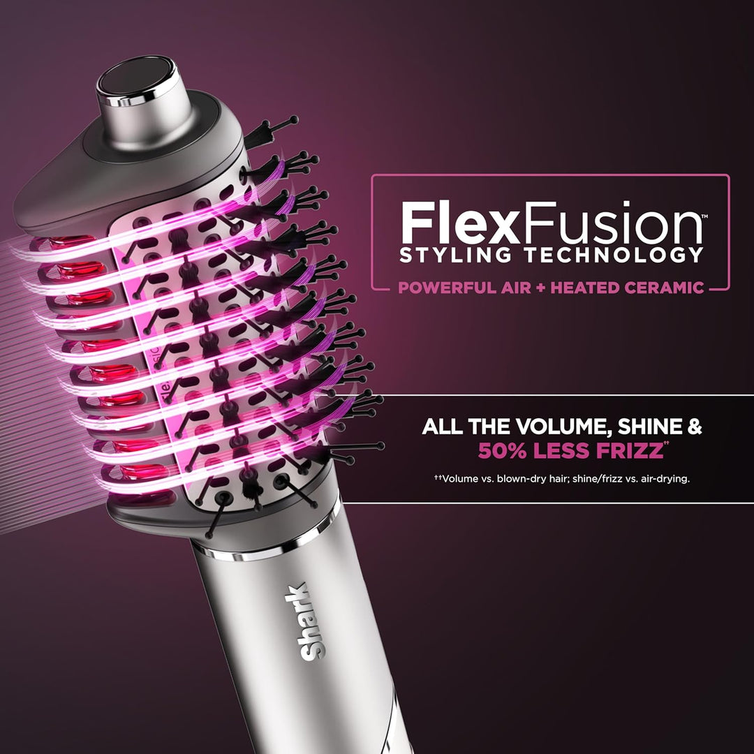 Secador de pelo Shark FlexFusion con cepillo de pelo Fusion, difuso...