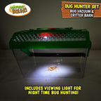 Nature Bound - Juguete atrapa insectos, aspiradora ecológica para atrapar y liberar, para interiores y exteriores, de 3 a 12 años, verde, kit completo para niños, incluye núcleo de captura con lupa