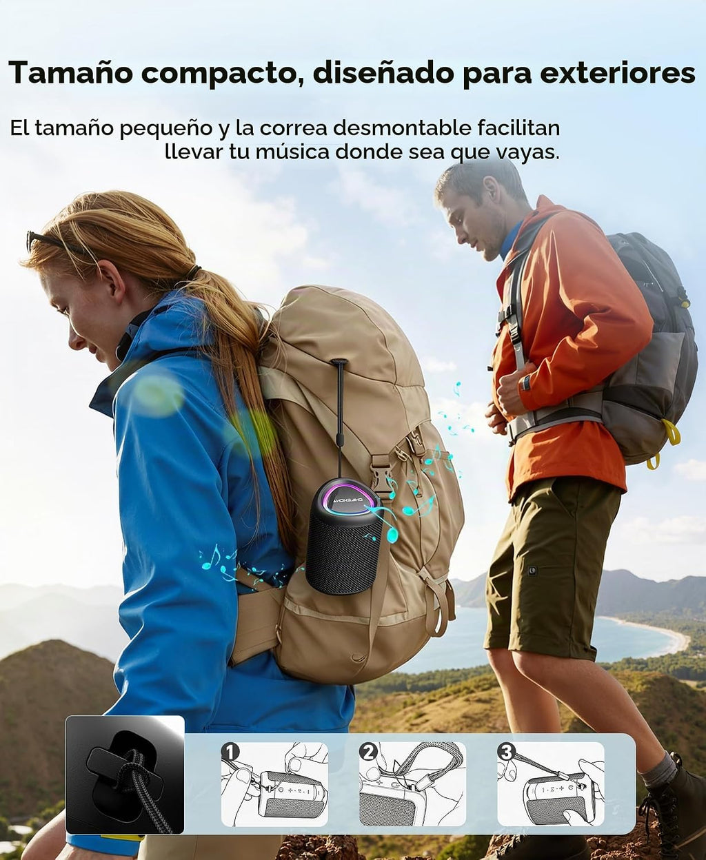 Ideas de regalo de altavoz Bluetooth portátil: esenciales de viaje al aire
