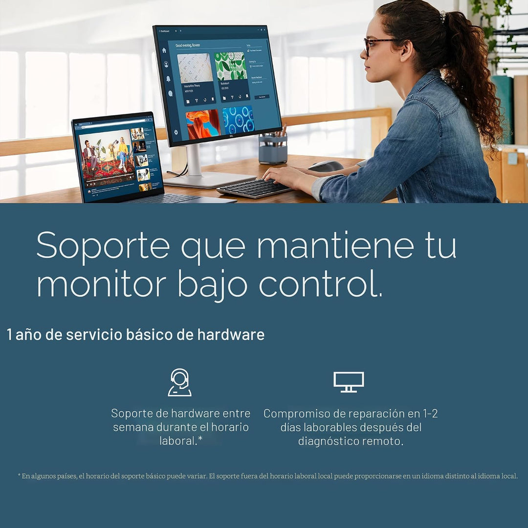 Dell Monitor S2722DC - Pantalla WQHD de 27 pulgadas (2560 x 1440) 7...