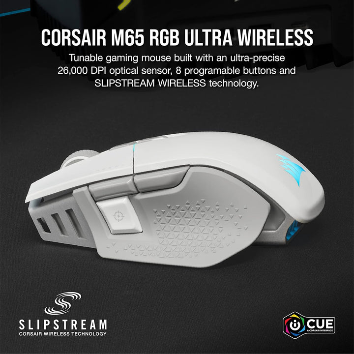 Corsair M65 RGB Ultra Wireless Tunable FPS Mouse inalámbrico para j...