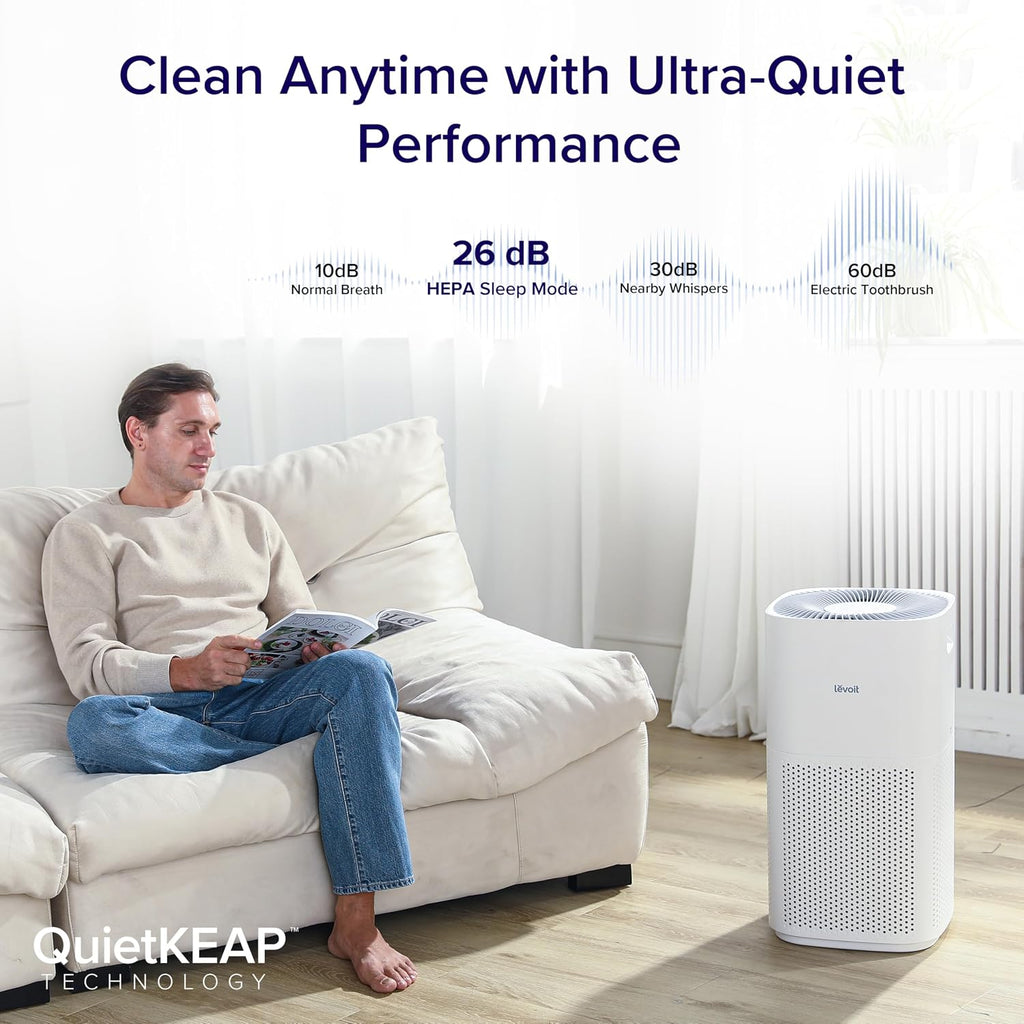 Levoit Purificadores de aire inteligentes para habitaciones grandes del