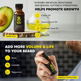 The Beard Club Supreme Kit de Crecimiento de Barba - Rodillo Derma,...