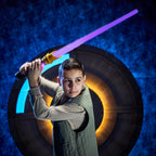 STAR WARS Power Crystal - Sable de luz de cristal, 7 colores y 10 cristales, más de 50 combinaciones que cambian de color, luces y sonidos, juguetes para niños y niñas a partir de 4 años