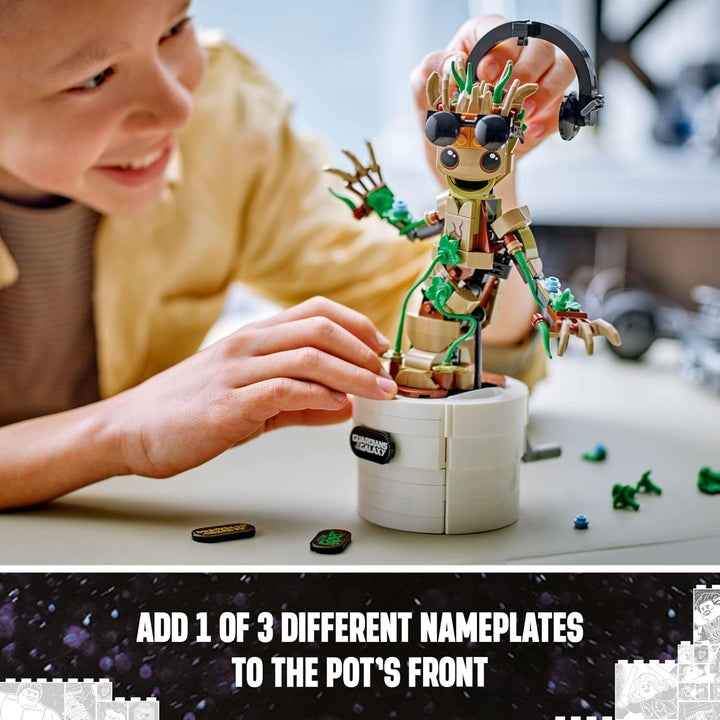 LEGO Marvel Dancing Groot Guardianes de la Galaxia regalo