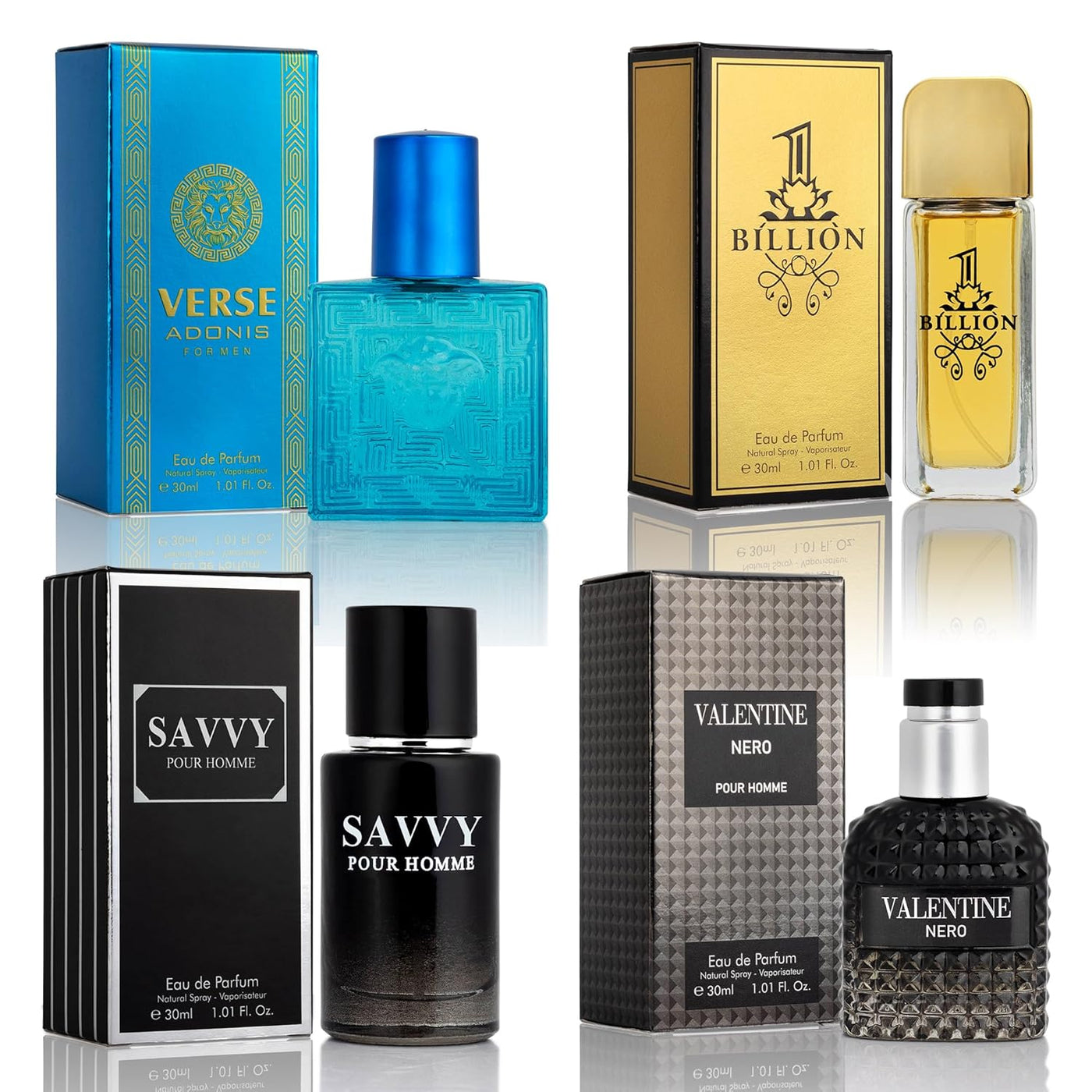 Signature Scent - Juego de 4 fragancias pequeñas para hombre, inclu...