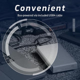 OWC 1TB Express 1M2 80Gb\/s Portátil NVMe SSD USB4 (compatible con...