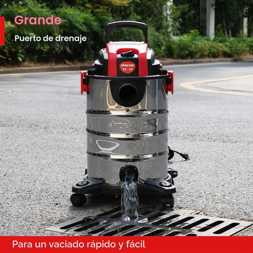Shop-Vac - Aspiradora húmeda/seca de 6.5 galones y 4.0 HP con función de soplador