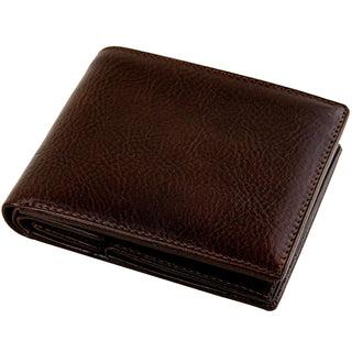 Time Resistance Cartera de cuero para hombre - Billetera italiana p...