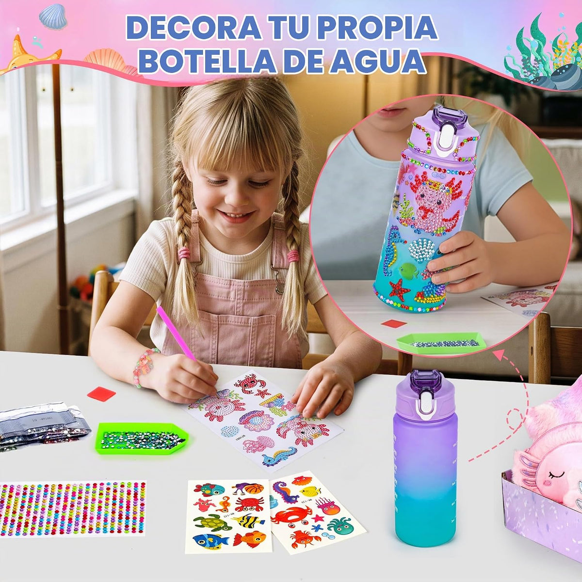 Cherry Tale Axolotl - Regalos de cumpleaños para niñas de 3 años en