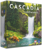 AEG y Flatout Games | Cascadia: Landmarks - Expansión para el galardonado juego de mesa, Cascadia | Fácil de aprender | Rápido de jugar | A partir de 10 años | Añade jugador 5 y 6