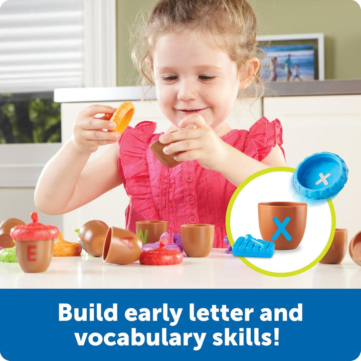 Learning Resources Juego de Actividades de Bellotas del Alfabeto -...