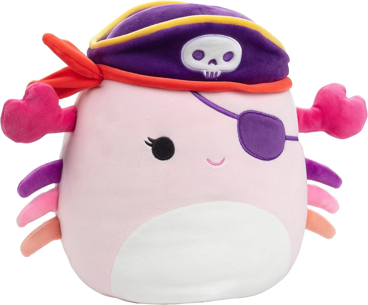 Squishmallows Juguete de peluche de 10 pulgadas de Cailey Cailey Pirate