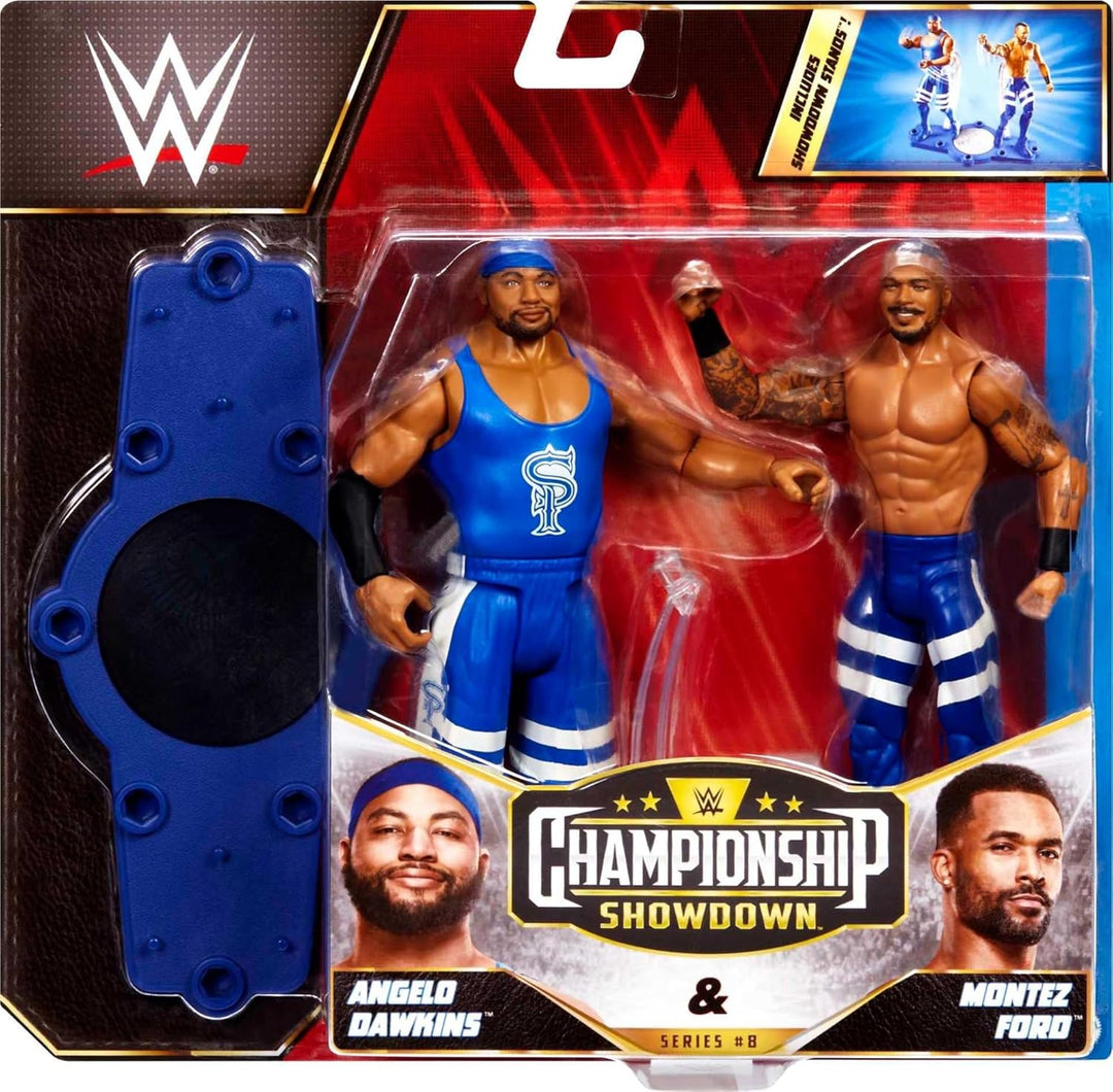 Mattel WWE Championship Showdown - Juego de 2 figuras de acción y a...