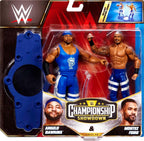 Mattel WWE Championship Showdown - Juego de 2 figuras de acción y accesorios, Seth Rollins/Murphy