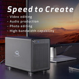 OWC ThunderBay 4 0TB Caja de almacenamiento RAID de Thunderbolt 40G...