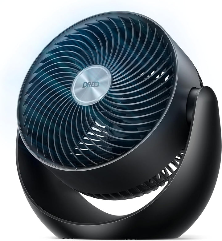 Dreo - Ventilador para dormitorio, circulador de aire de mesa para...