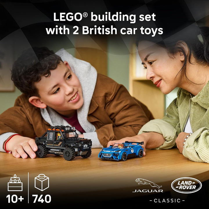 LEGO Speed Champions Proyecto Jaguar 7 y Land Rover Defender 7726...