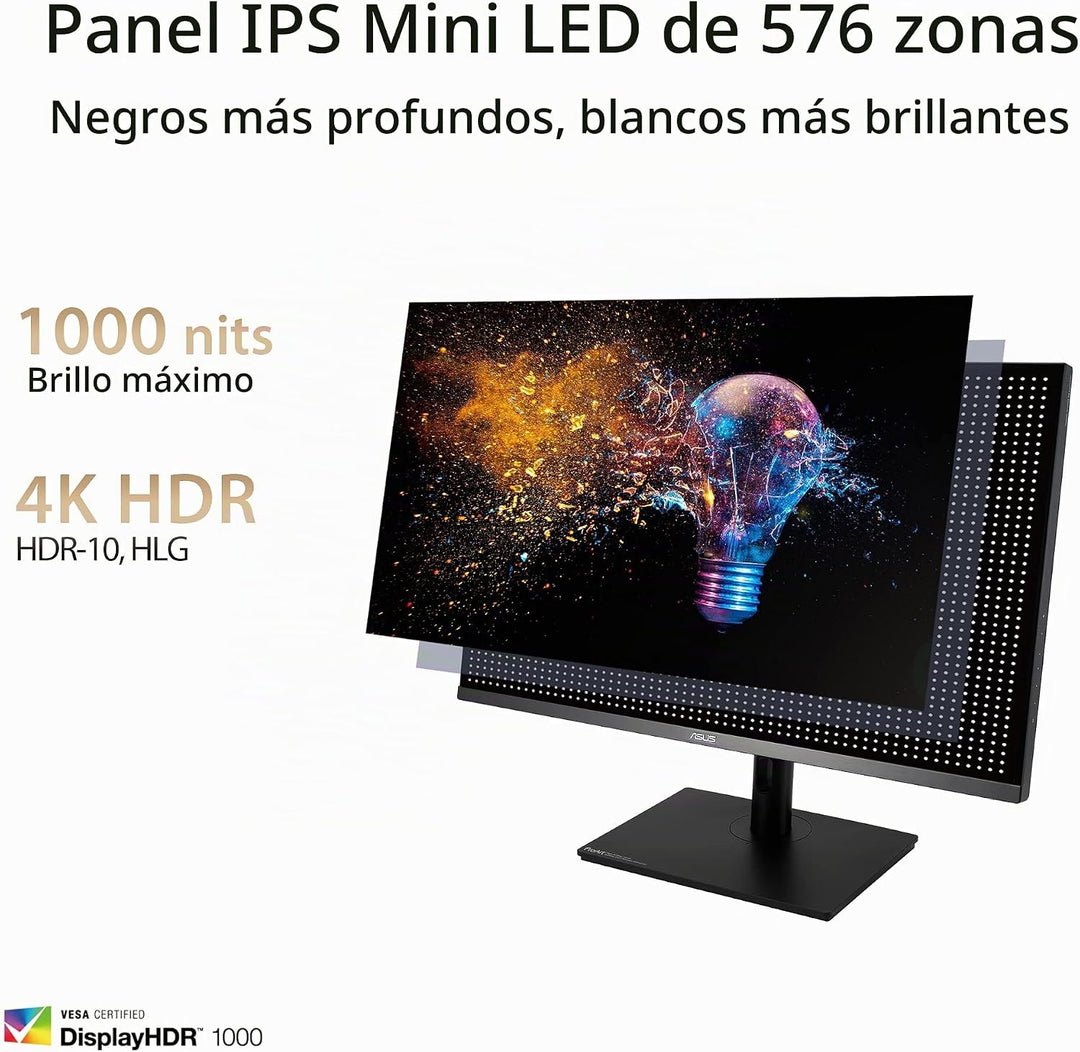 ASUS ProArt PA32UCR-K Monitor profesional 4K HDR USB-C de 32 pulgad...