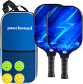 Set de 2 o 4 Palas de Pickleball Aprobadas por USAPA, Rackets de Fibra de Vidrio para Pickleball, incluye 4 Pelotas de Exterior y 1 Estuche de Transporte