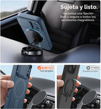 SURITCH para iPhone 18 Pro Case para MagSafe, Cubre-Cámara, Azul