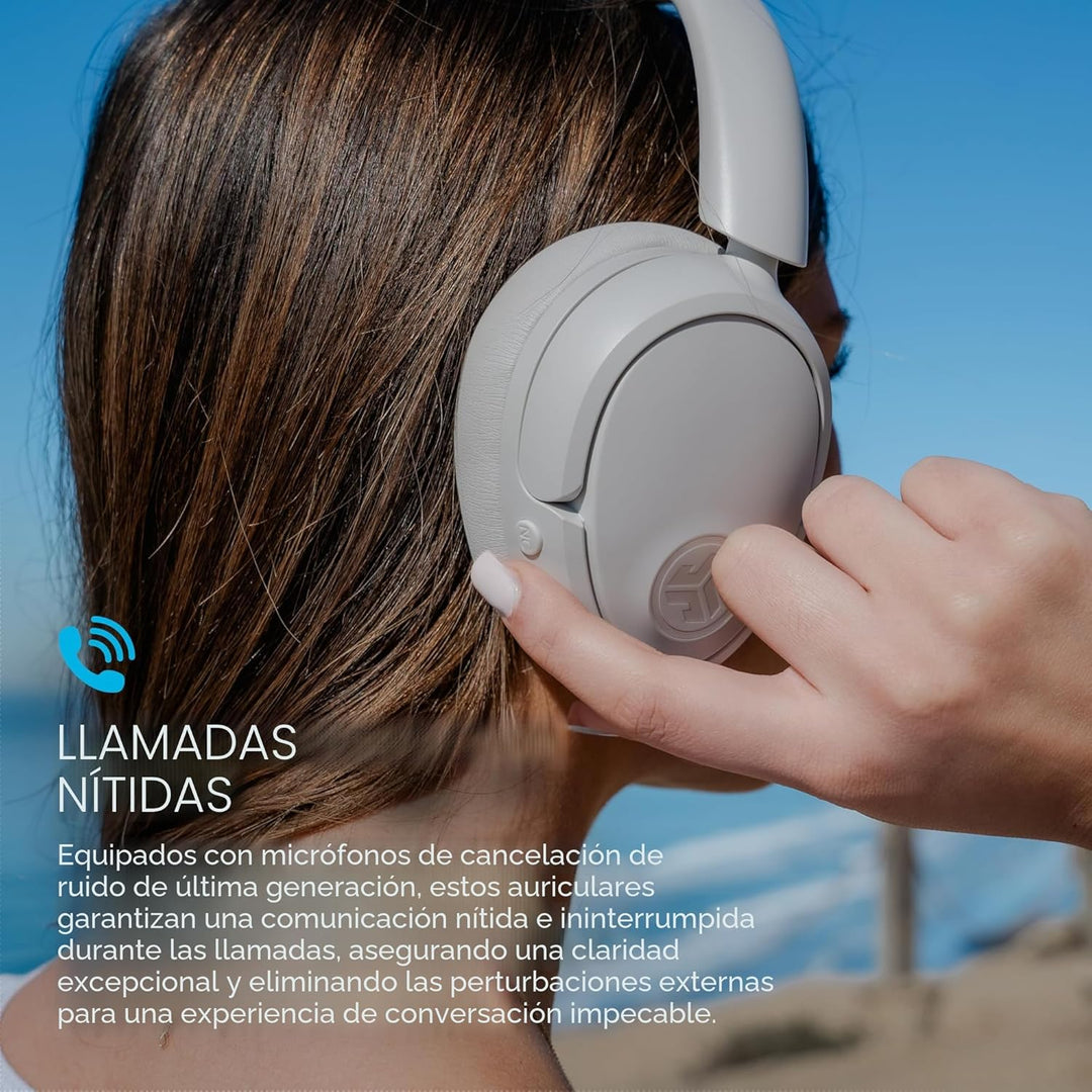 JLab Auriculares inalámbricos JBuds Lux ANC, Cloud White, cancelaci...