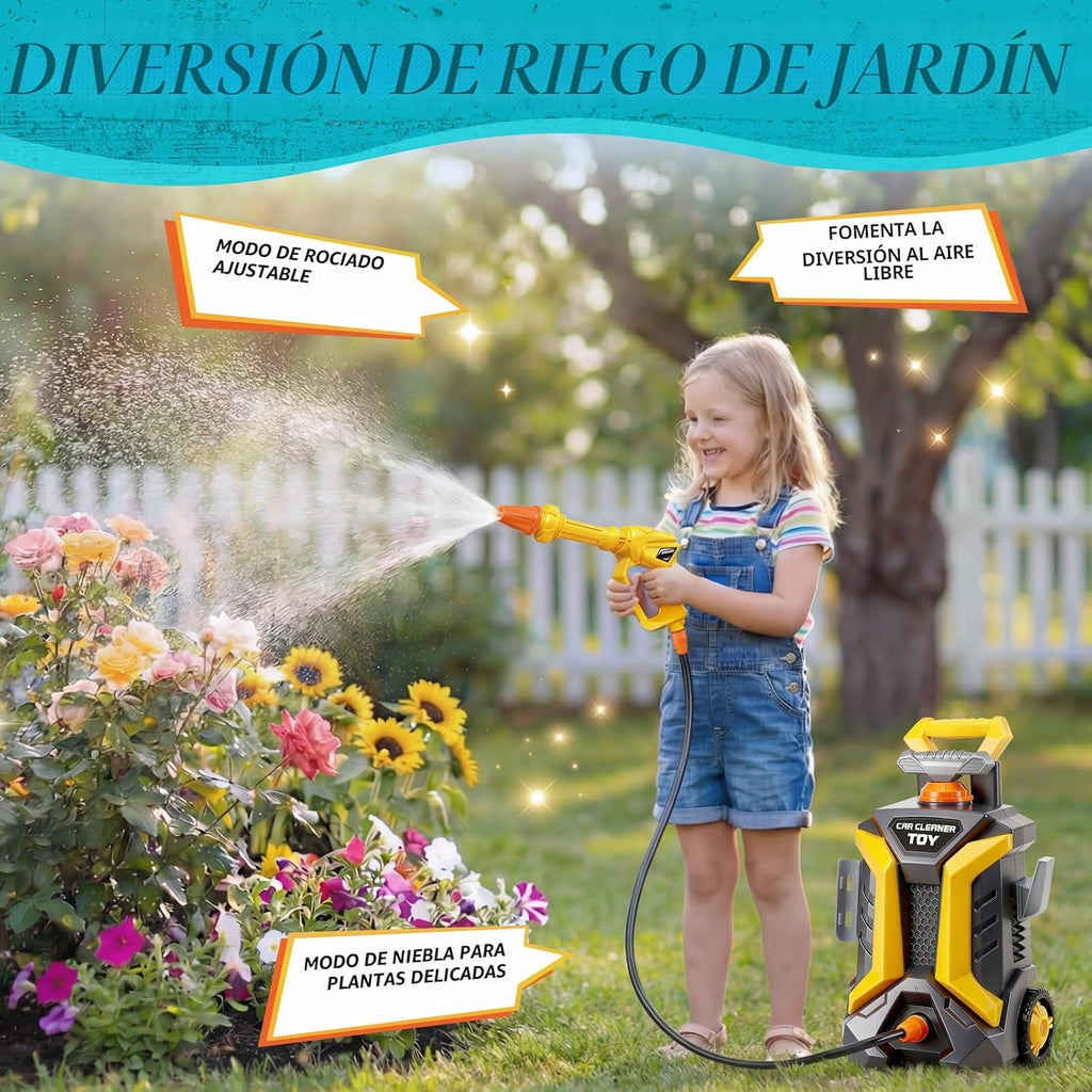 Lavadora a presión para niños, juguete de lavado de autos a partir de 3