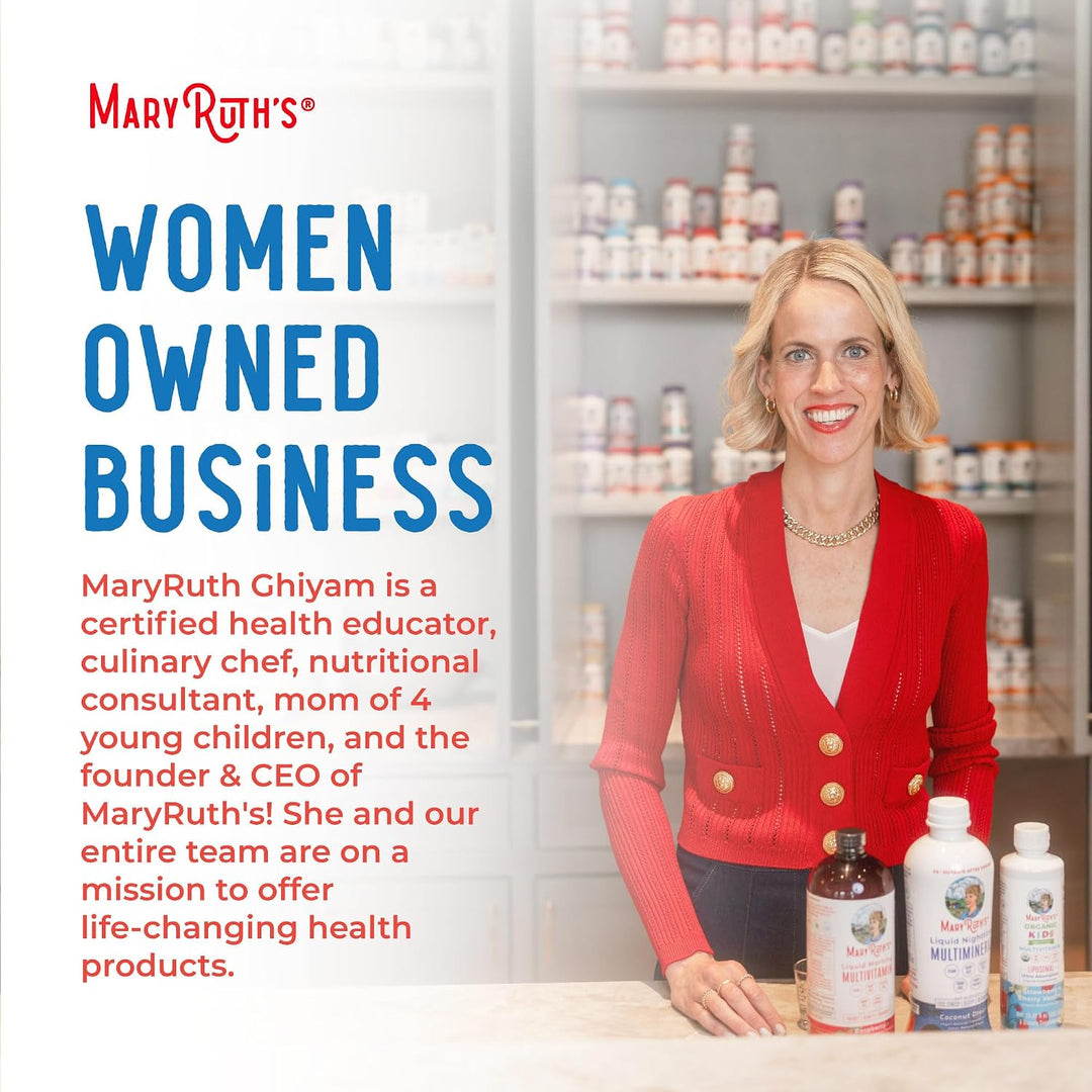 MaryRuth Organics Liquid Morning Multivitamin Essentials+ Vitamina...