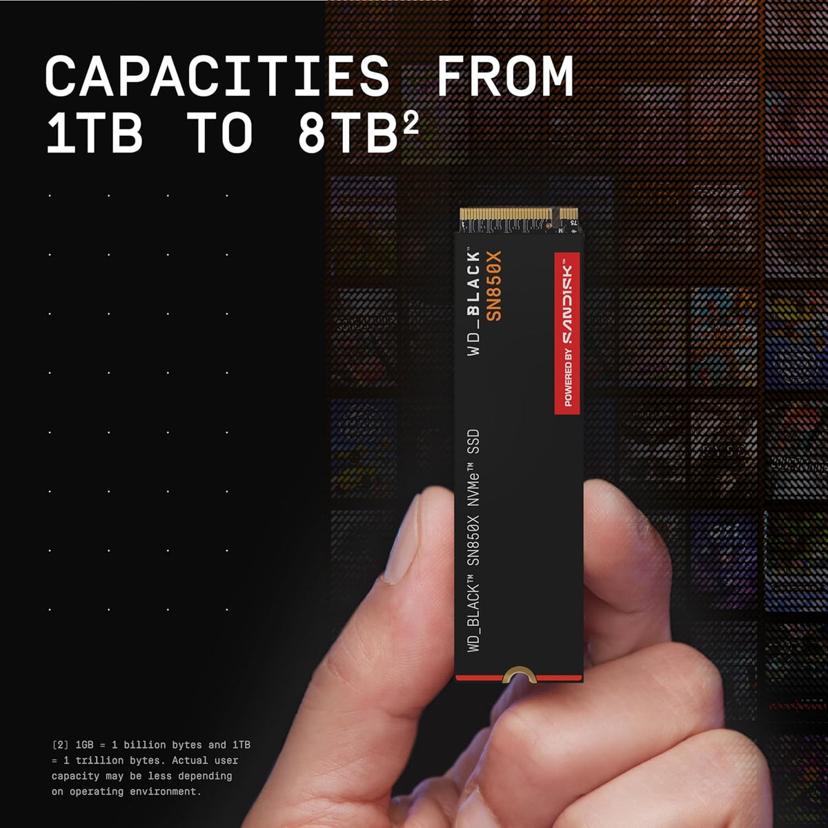 WD_Black SN850X 8TB NVMe SSD - M.2 2280, velocidades de lectura de...