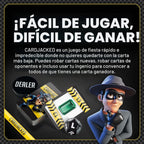 CARDJACKED - Divertido juego de cartas para familias | Juegos de cartas de fiesta para adultos | 8-12 minutos de tiempo de juego | Juego de cartas para niños | 4-10 jugadores | Fácil de aprender | Compacto y portátil