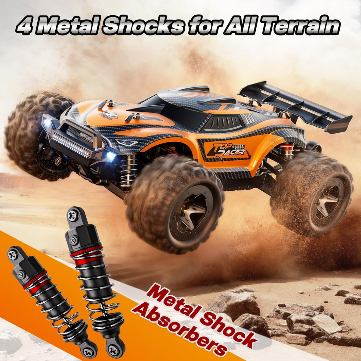 HOMETALL 1:18 Coches RC Rápidos para Adultos - 38+ KPH Coche de Con...